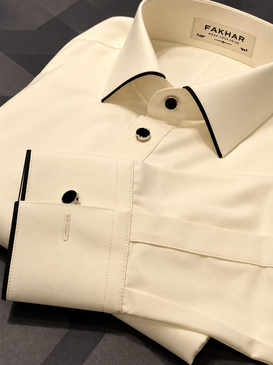 Boski Fabric Premium Korean Farbric Pathani - OffWhite Colour