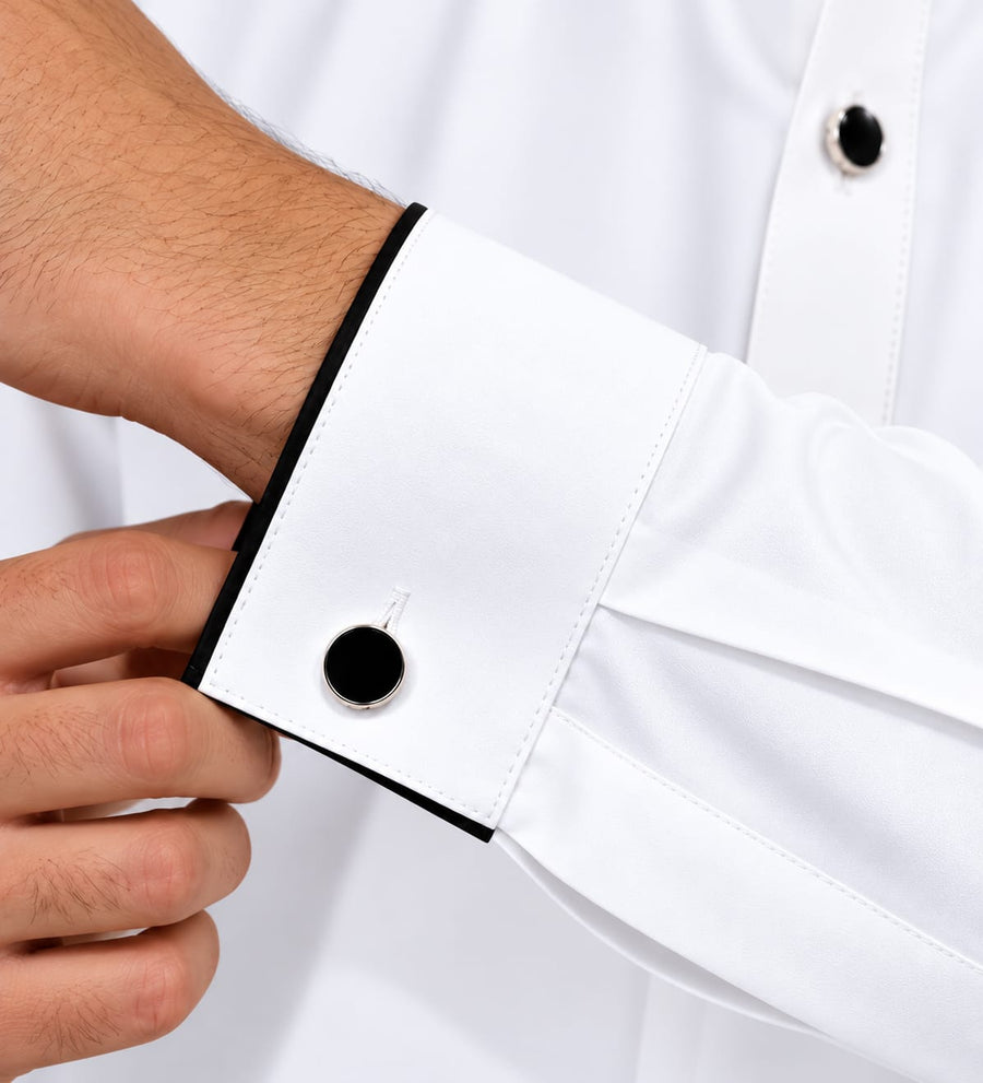 Boski Fabric Premium Korean Farbric Pathani - White Colour