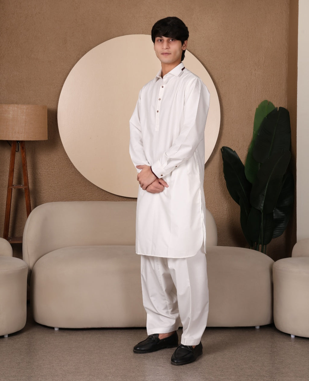DESIGNER PATHANI - OFFWHITE