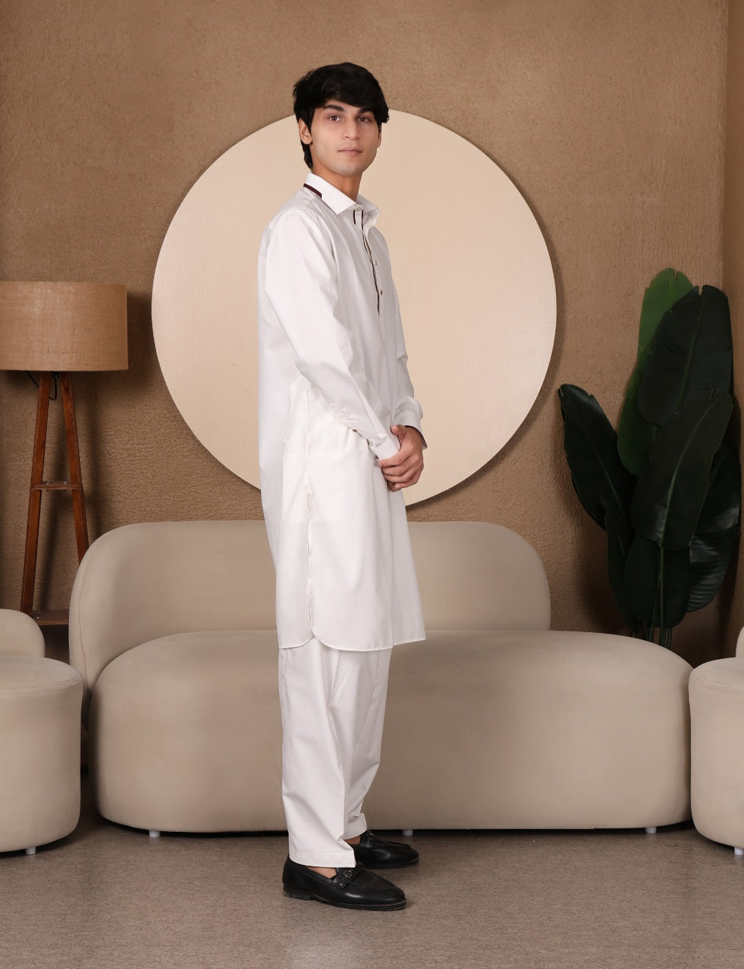 DESIGNER PATHANI - OFFWHITE