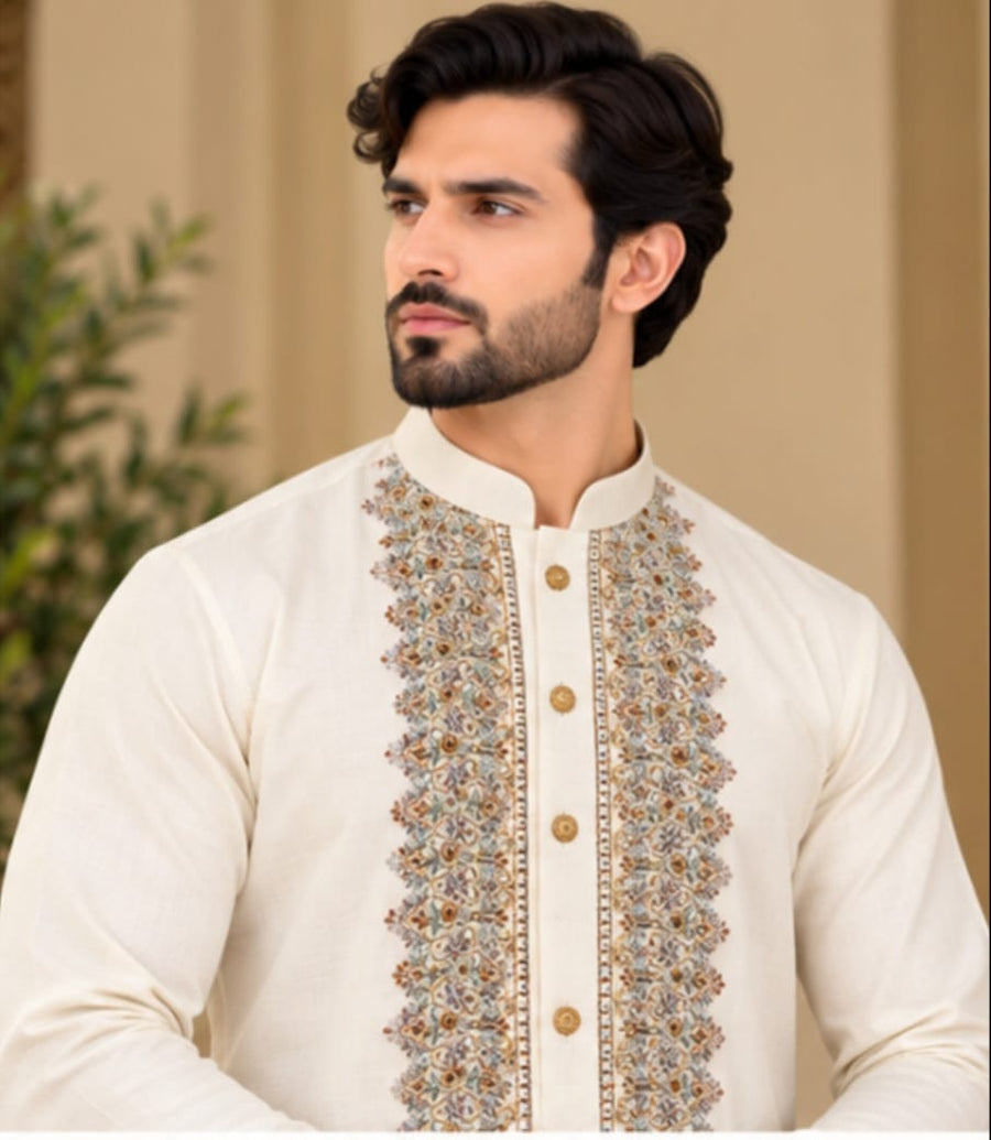JUNED JAMSHED EMBROIDERED PATHAN :FBH-IM-42