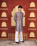DIGITAL PRINTED GREY KURTA SET-FESTIVAL COLLECTION