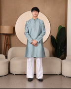 EMBROIDERED KURTA SET BLUE COLOUR - FESTIVE COLLECTION